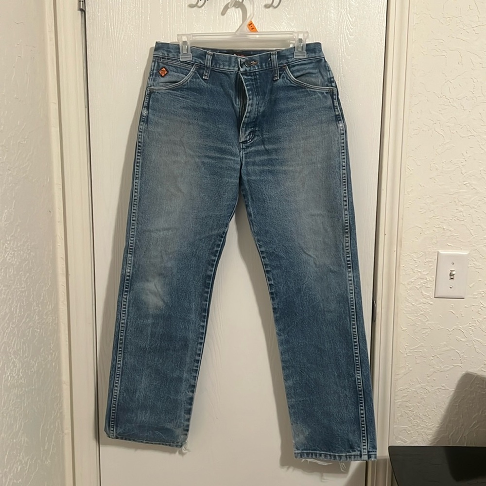 WRANGLER® FR FLAME RESISTANT ORIGINAL FIT JEAN IN PREWASH 32Wx32L